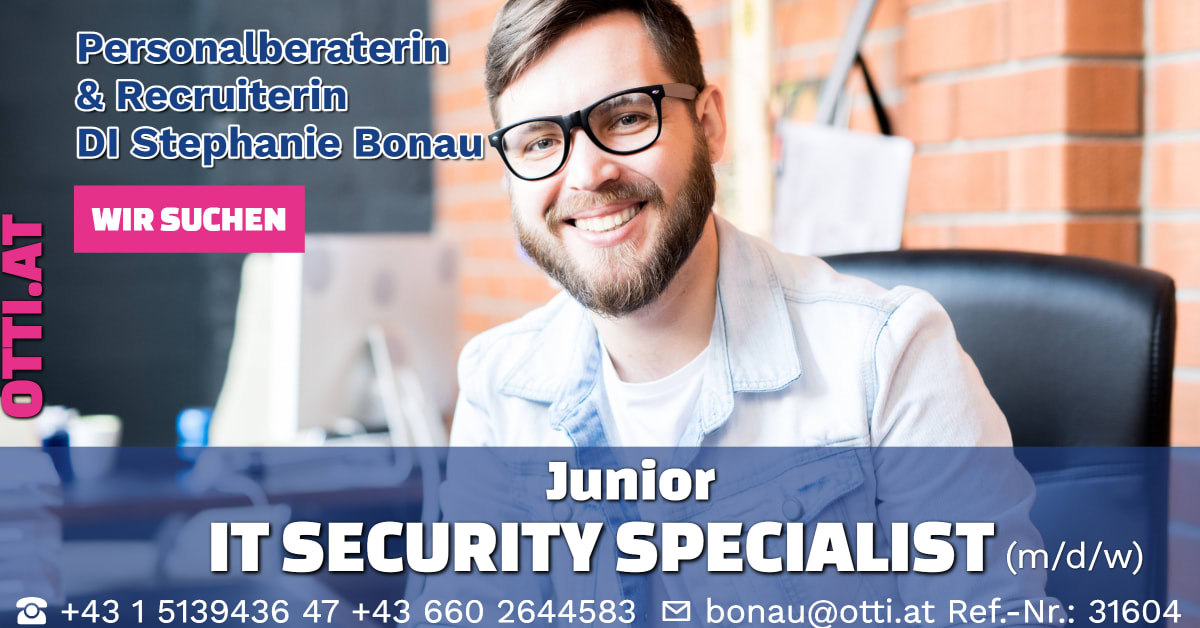 Wien: Junior IT Security Specialist m/w/d – Jahresbrutto ab T-EUR 45, Vollzeit