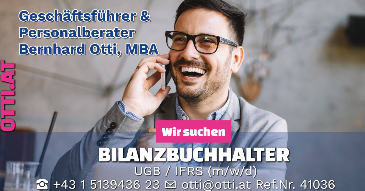 Wien: Bilanzbuchhalter (m/w/d) UGB / IFRS – Jahresbrutto ab T-EUR 65, Vollzeit