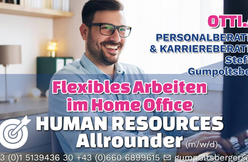 Wien: HR Allrounder (m/w/d) – Jahresbrutto ab T-EUR 49, Vollzeit