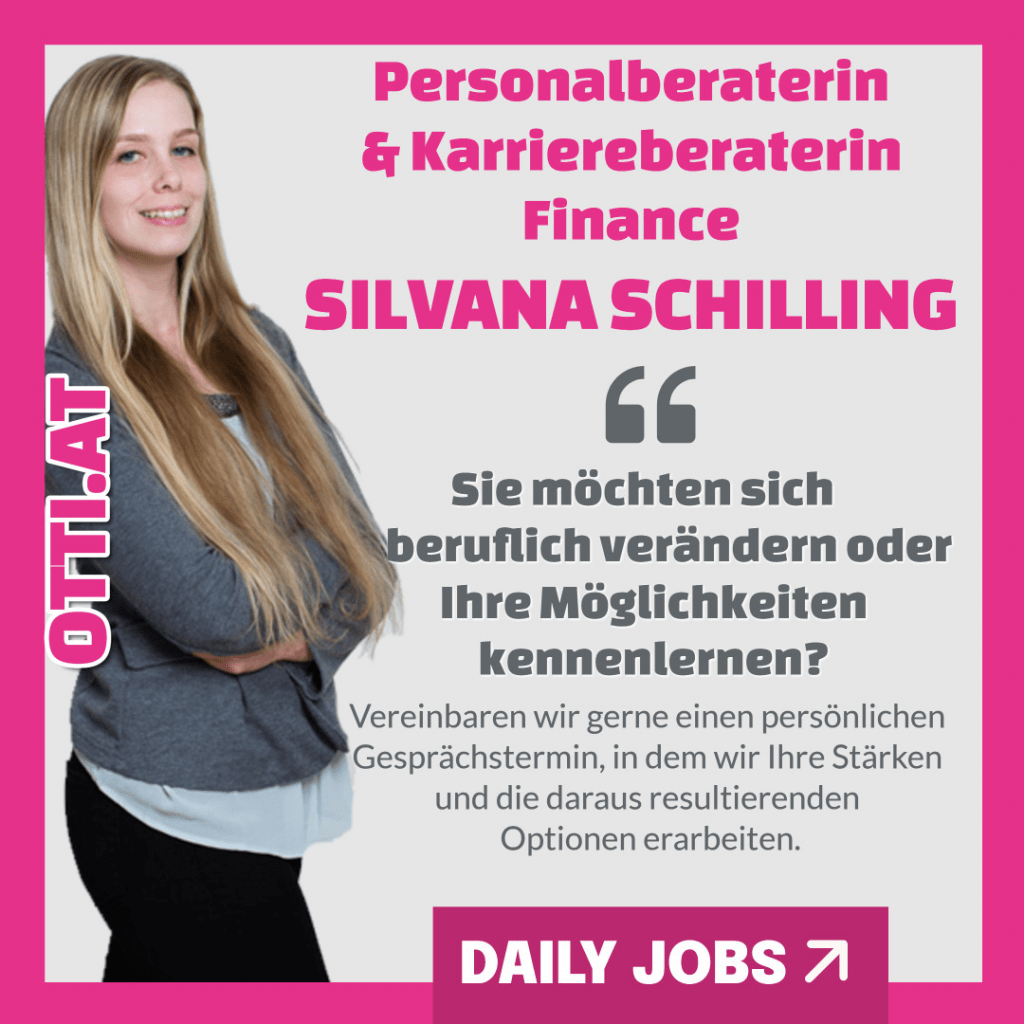 Personalberaterin & Karriereberaterin SILVANA SCHILLING Daily Jobs Finance