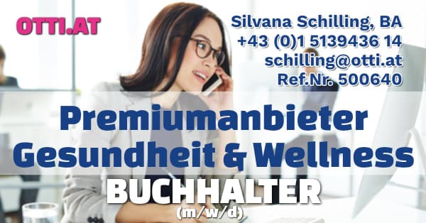 Wien: Buchhalter (m/w/d) – Jahresbrutto ab T-EUR 42, Vollzeit