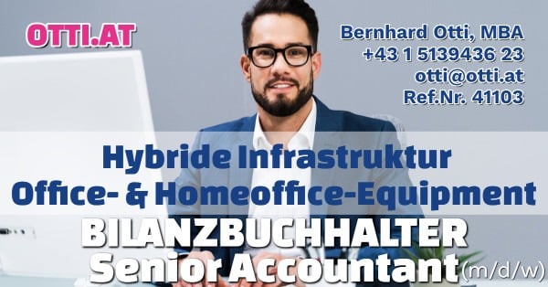 Wien: Bilanzbuchhalter / Senior Accountant (m/w/d) – Jahresbrutto ab T-EUR 55, Vollzeit