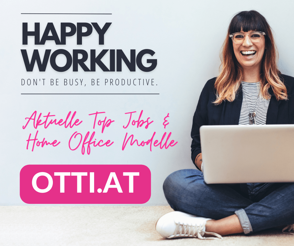 Aktuelle Home Office Jobs Happy Working! Don’t be busy – be productive.