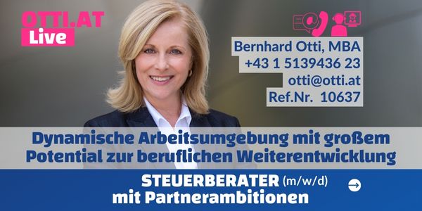 Wien: Steuerberater (m/w/d) mit Partnerambitionen – Jahresbrutto bis € 90.000,-
