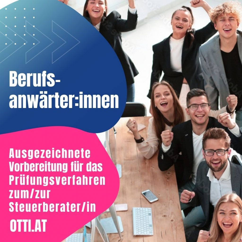 Ausgezeichnete Vorbereitung für das Prüfungsverfahren zum/zur Steuerberater/in!