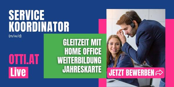 Wien: Service Koordinator (m/w/d) – Jahresbrutto bis € 56.000,-